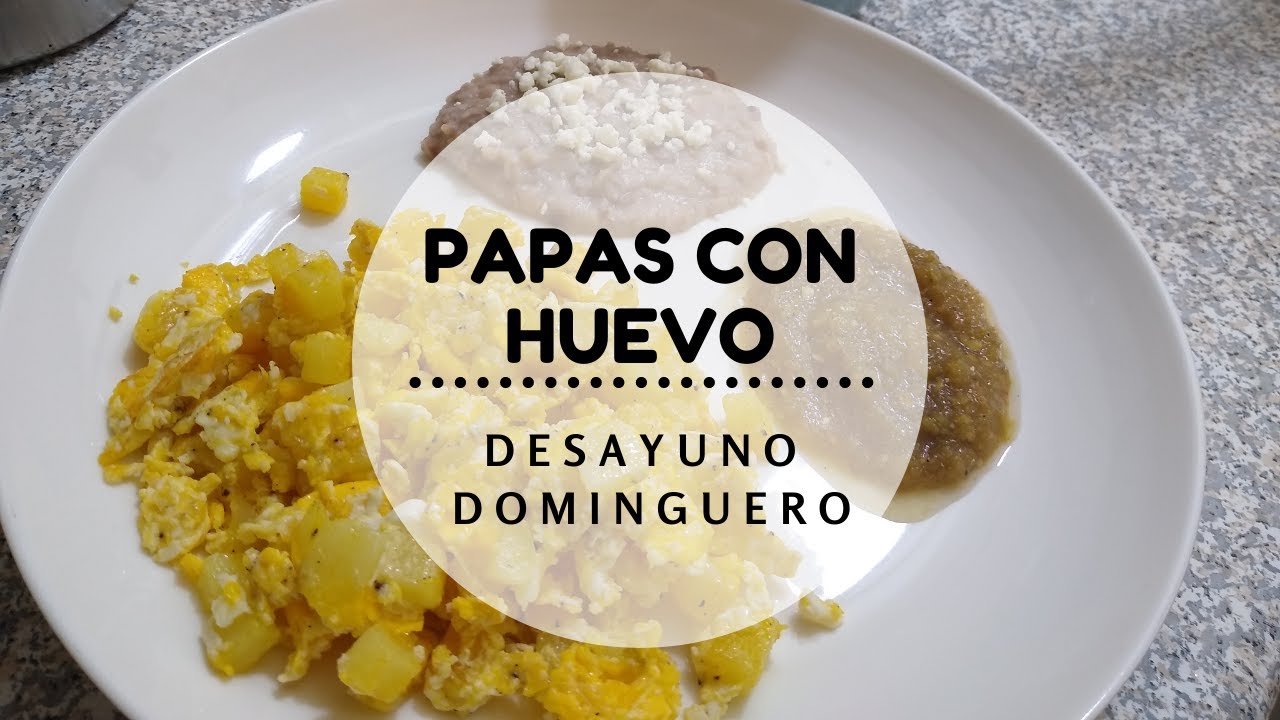 como hacer papas con huevo