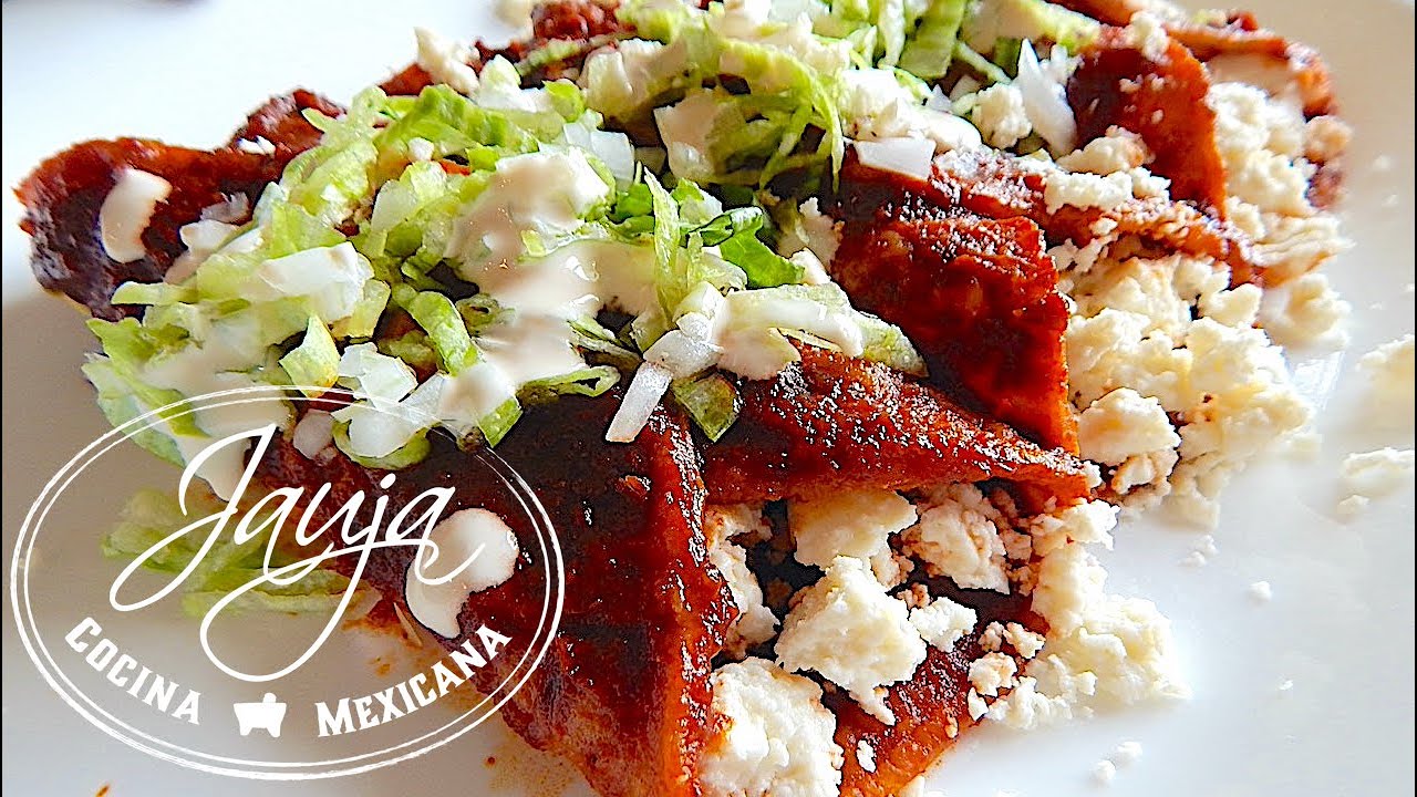 como hacer enchiladas rojas